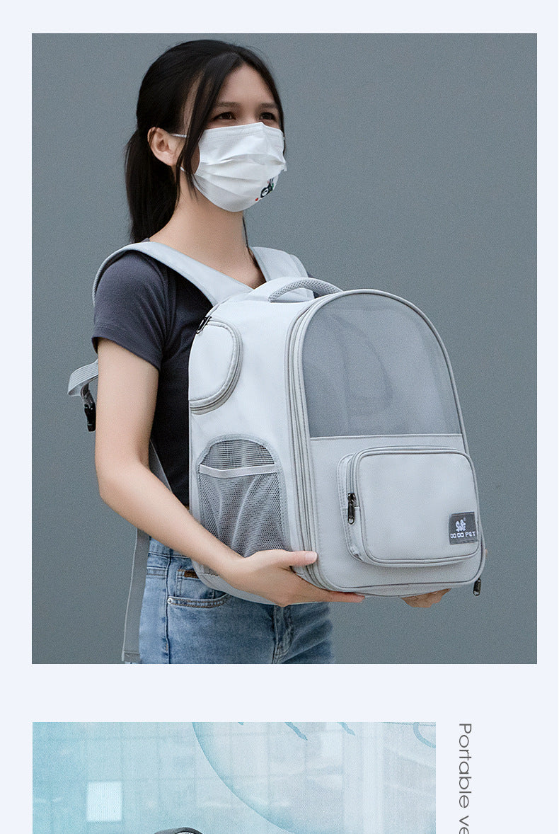 Summer Breathable Mesh Pet Carrier Bag, Portable Cat Carrier with Opening, Small Dog Backpack Manufacturer Wholesale
