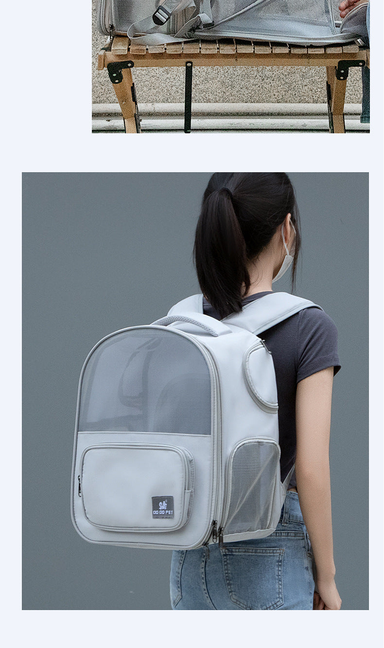 Summer Breathable Mesh Pet Carrier Bag, Portable Cat Carrier with Opening, Small Dog Backpack Manufacturer Wholesale