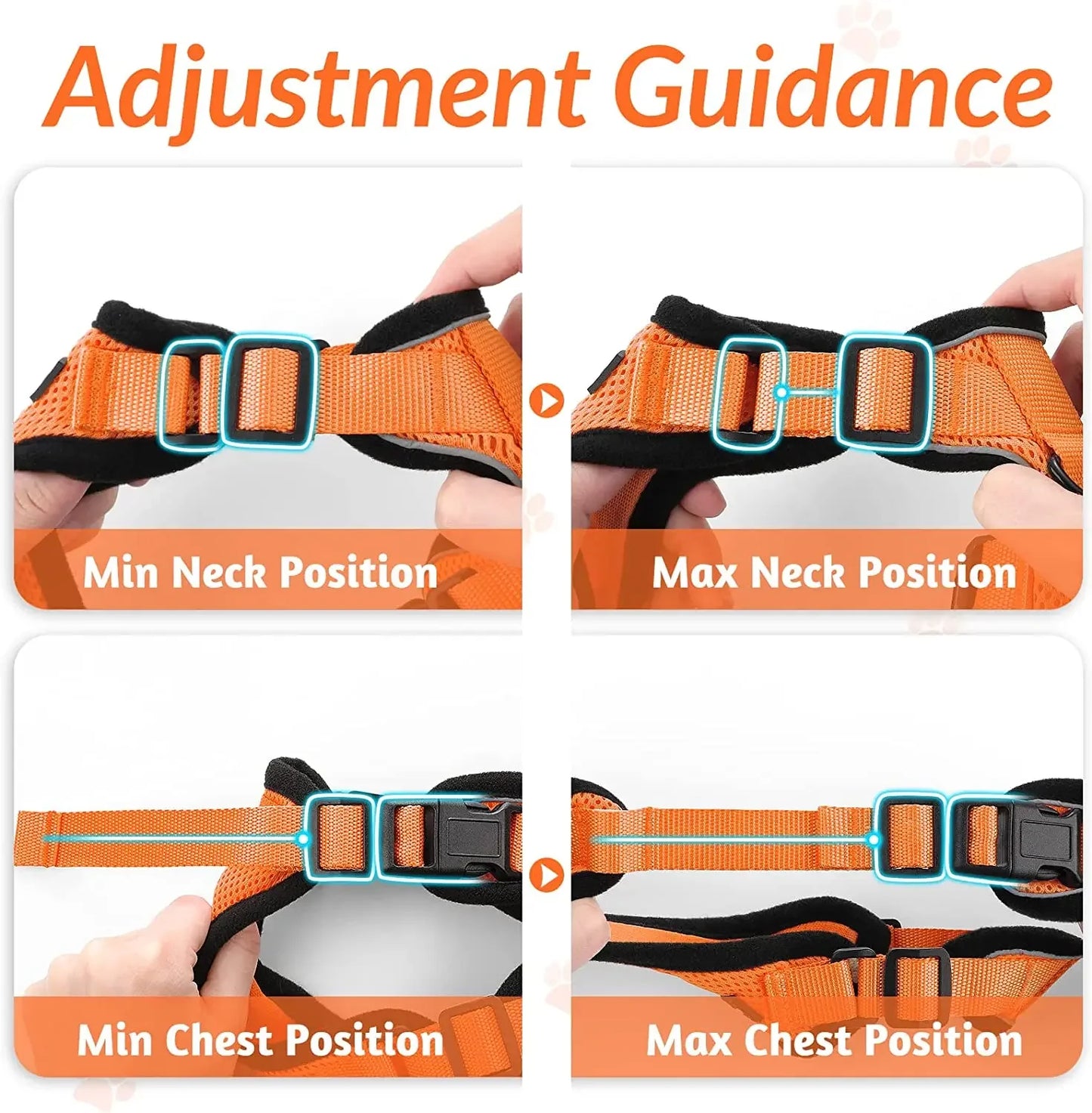 Cat Harness and Leash for Walking,Escape Proof Soft Adjustable Vest Harnesses for Cat,Breathable Reflective Strips Jacket